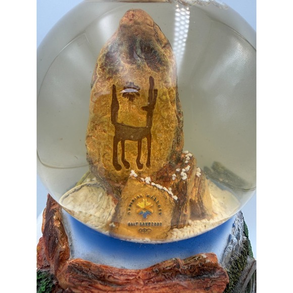 Salt Lake City 2002 Olympic Winter Games Snow Globe Rare Vintage Southwestern - Picture 8 of 9